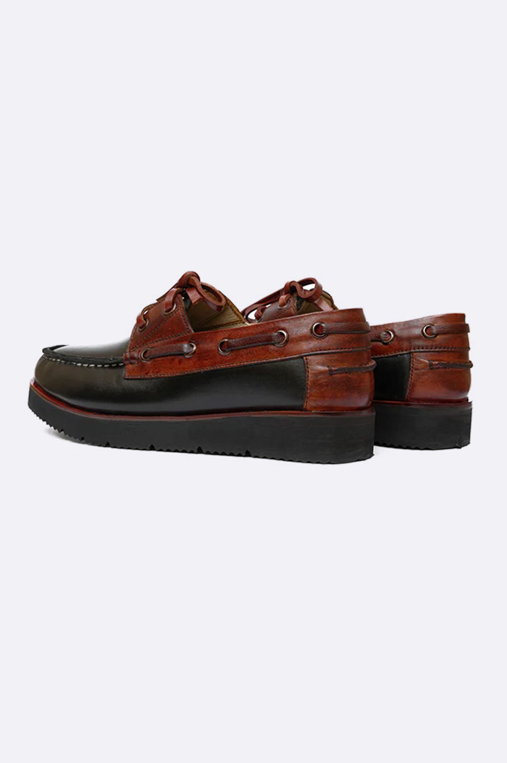 1329 BKA Black Boat Shoes