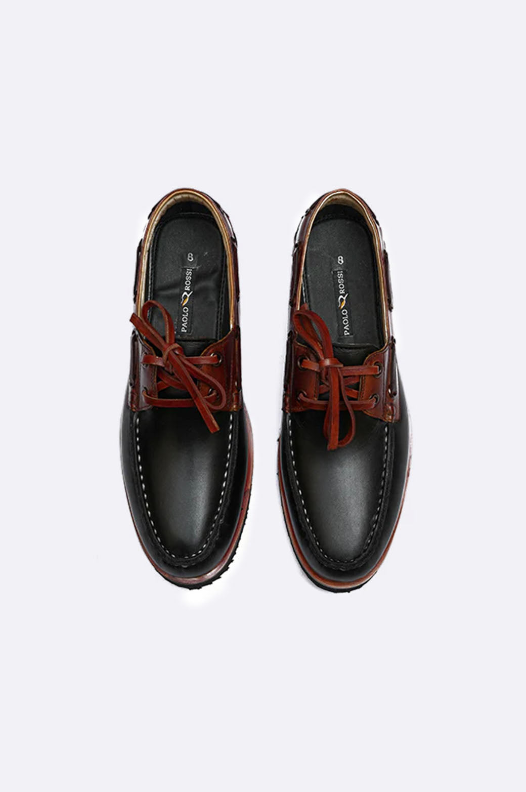 1329 BKA Black Boat Shoes