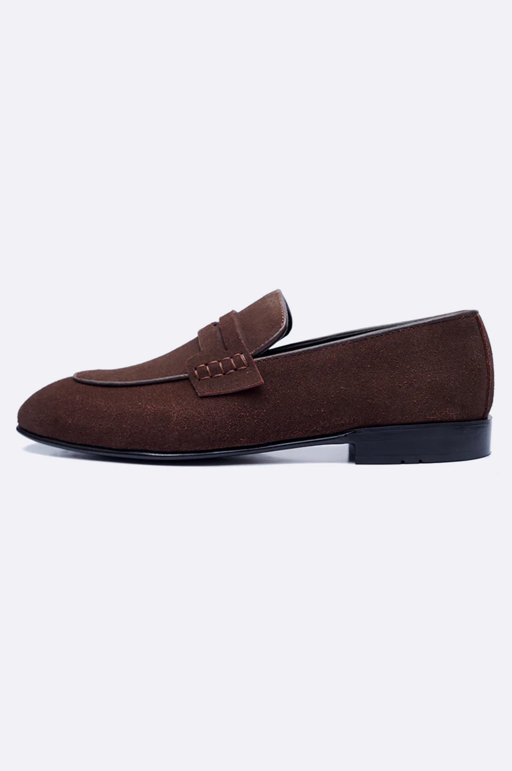 8043 XBR Brown Suede Moccasin