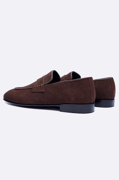 8043 XBR Brown Suede Moccasin