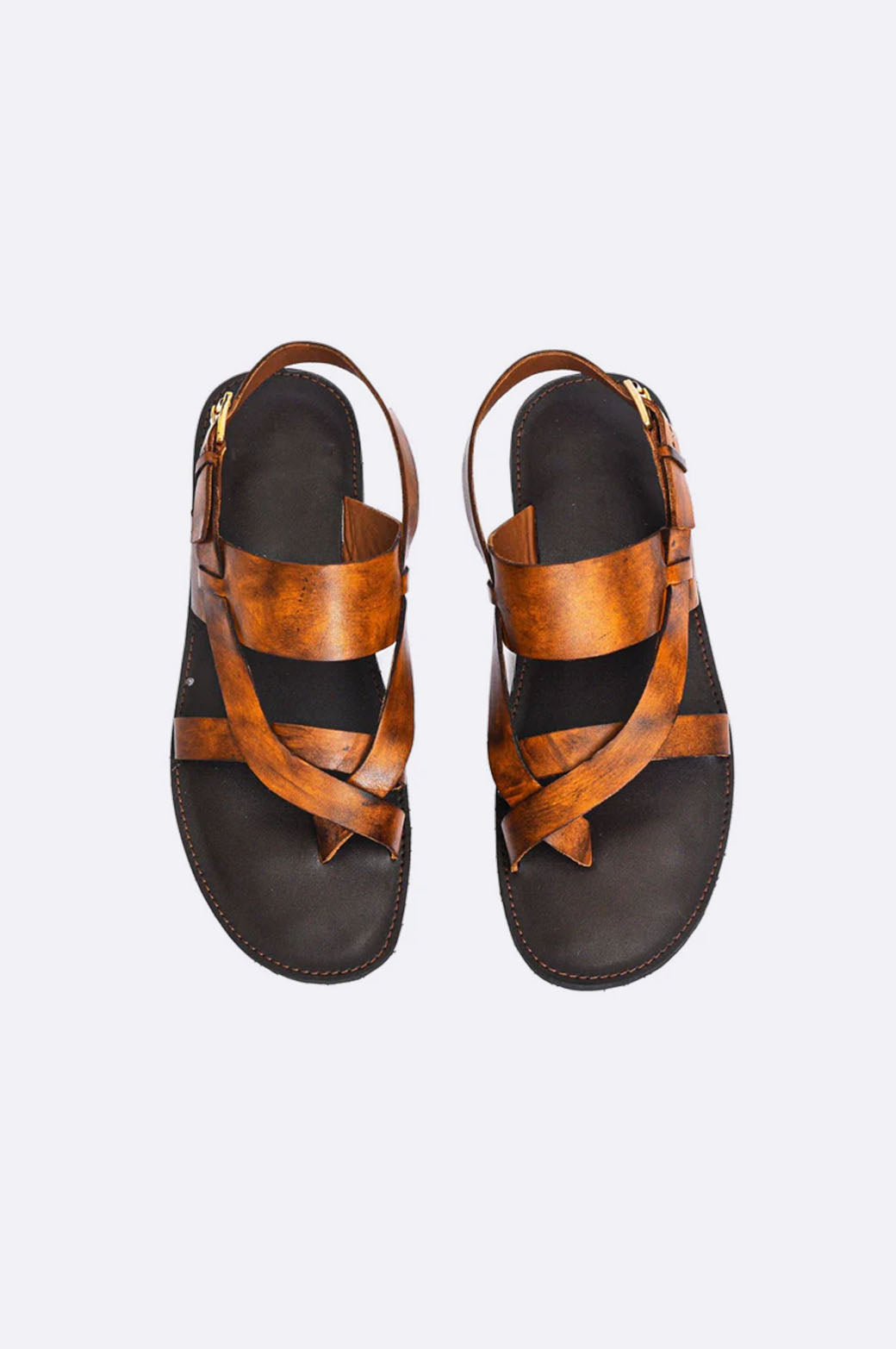 2079 BRA Brown Patina Sandal