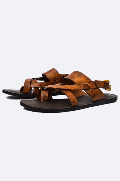 2079 BRA Brown Patina Sandal