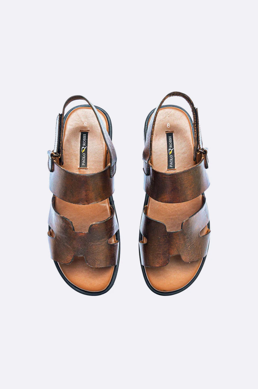 2076 BRA Dark Brown Patina Sandal